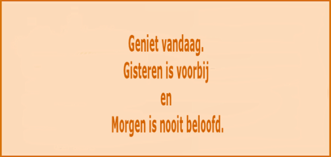Beter NU dan Later Beter NU dan Later
